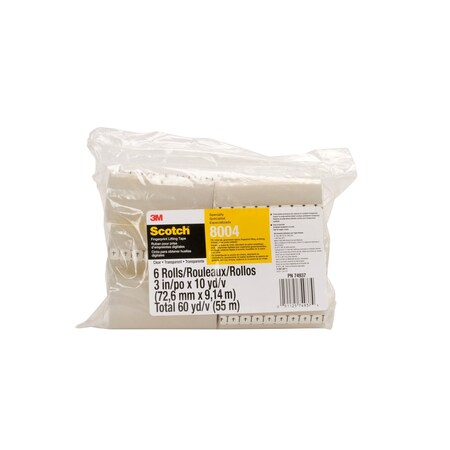 3M Scotch Fingerprint Lifting Tape 8004, Clear, 3 In X 10 Yd, Conveniently Packaged 7010374619